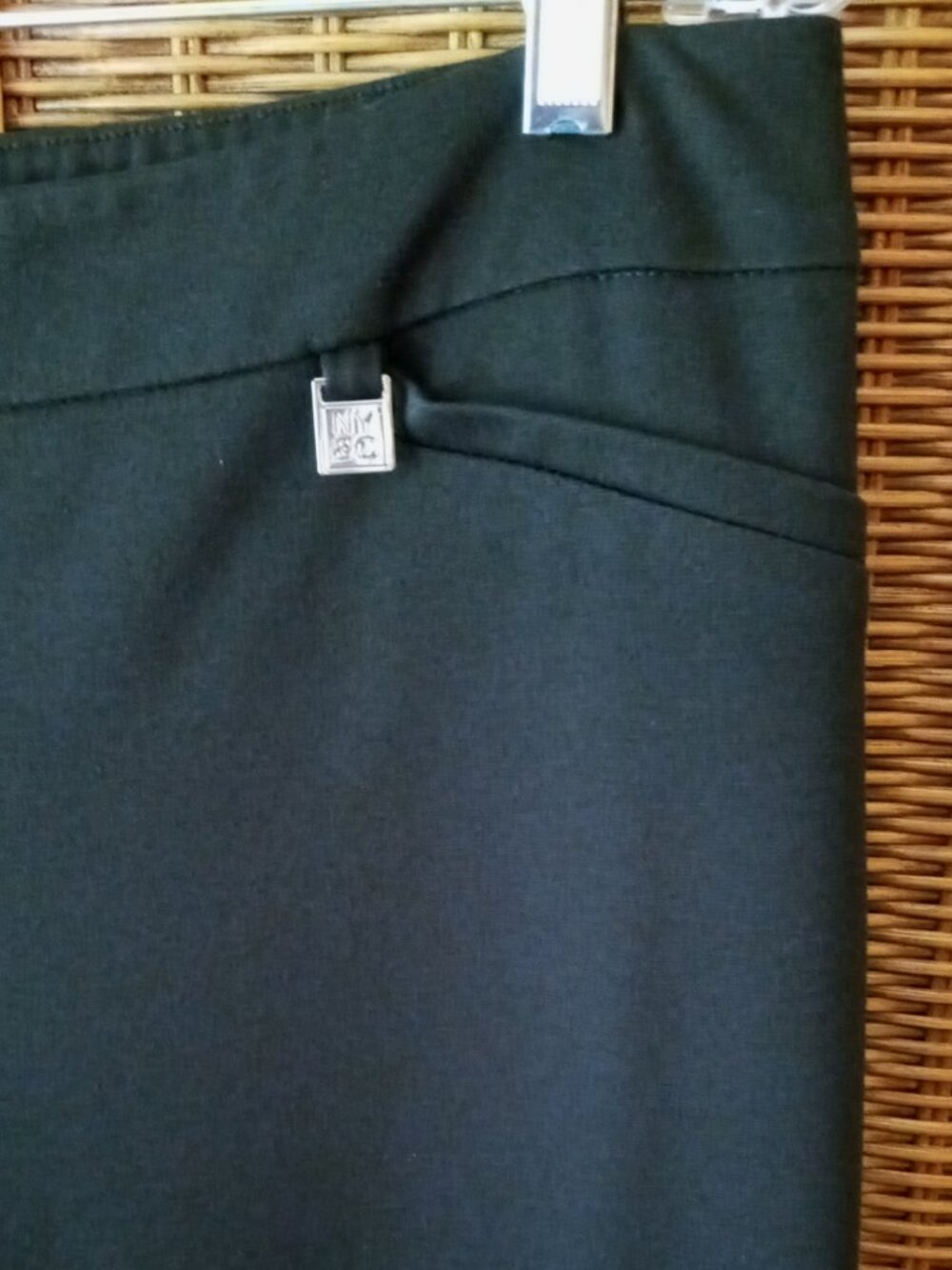 New York & Co. 7th Ave Suiting Collection Black Bootcut Pants Women's Sz L NICE! - Picture 7 of 16
